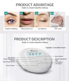 Machine de tatouage de maquillage Permanent système MTS PMU stylo Derma Microneedle yeux sourcils lèvres Artmex V6 DHL7448756