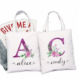 Persalized Aangepaste Naam Bruiloft Schoudertas Maid of Hor Handtas Bruids Vrijgezellenfeest Geschenken Bruid Bruidsmeisje Tote Bags S3m4 #