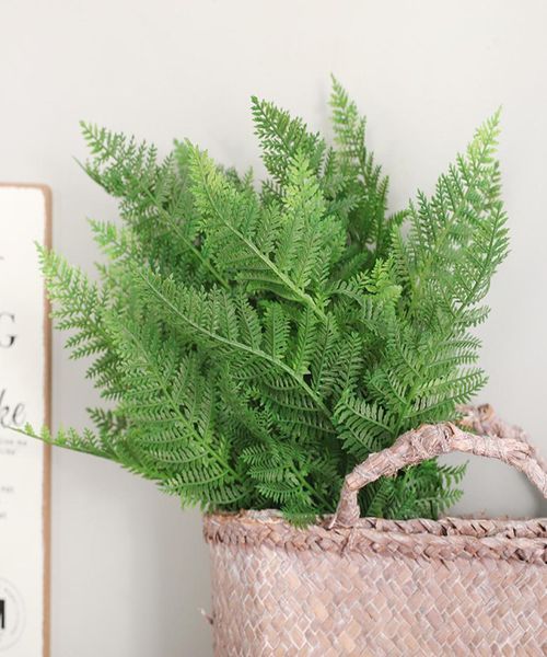 Persian Fern Artificial Plantes Flores Artificialles Plastic Fake Flowers Grass Home Wedding Decoration Plante Artificiellle7130339