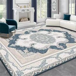 Perzische wind groot gebied woonkamer tapijt sofa salontafel cirkel fluwelen Noordse retro nationale vloermat 24042444