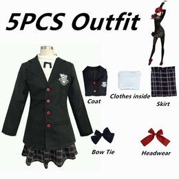 Persona 5 Kasumi Yoshizawa Ren Amamiya uniforme scolaire Costume de Cosplay P5 Campus Cos manteau Costume ensemble complet