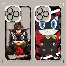 Persona 5 Étui en silicone doux pour Huawei Honor 10 10i 20 20i 30 30S Lite 50 60 SE 70 8X 9X PRO V20 V30 V40 COUVERTURE CARRE