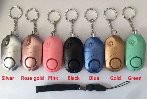 Alarmes personnelles cloche Tama fort sûr Stable 130 décibels Mini porte-clés Portable alarme pour fille femmes vieil homme