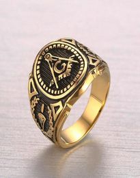 Persoonlijke collectie Zhimu ornamenten Golden Masons Fashion Ring met prachtige sieradenbox1377965