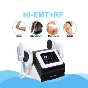 Entrenador personal de fitness fácil y rápidamente esculpir el cuerpo HIEMT con RF Muscle Fast Building machine estimulación muscular electromagnética quema de grasa EMS Machine