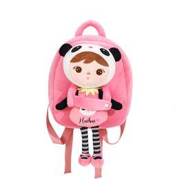 Gepersonaliseerde kinderen 3D Cartoon Koala Panda pluche kinderen rugzak kleuterschool jongens en meisjes schooltassen Mochila Infantil 240115