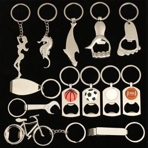 Personnalité Creative Bière Ouvre-bouteille Hommes Pendentif De Voiture Publicité Cadeau En Métal Ouvre-Bouteille Porte-clés En Gros 0722