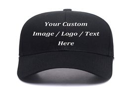 Persoonlijkheid Custom Baseball Cap Hat Borduurde je eigen textlogo verstelbare papa hoed buiten casual mannen snapback cap hat5347410