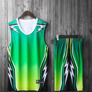 Persoonlijkheid Aangepaste 2019 Mens Basketbal Jerseys, korte mouwen Sets Tops met shorts, aangepaste heren basketbal kits sport trainingspakken