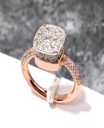 Persoonlijkheid Eeuwige Liefde Iced Out Paar Ringen Vrouw Bijenkorf Zirkoon Koper Plating 18k Ring Voor Vrouwen Mode Bruidsmeisje Zusters 3994570