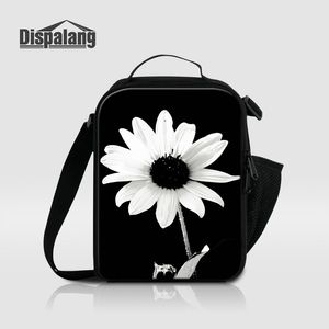 Persönlichkeit Blume Thermal Isolierte Mittagessen Taschen Für Teenager Mädchen Bolsa Termica Kinder Tragbare Picknick Lebensmittel Lunch Box Tasche Für Schule lancheira