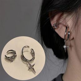 Persoonlijkheidsster Clip oorbellen voor vrouwen mode eenvoudig kraakbeen geen piercing oormanchet verstelbaar sieradencadeau