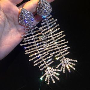 Persoonlijkheid Vrouwen Oorbellen Zilver Verguld Strass Visgraten Oorbellen voor Meisjes Prom Party Bruiloft Leuk Cadeau Jewelr3755890