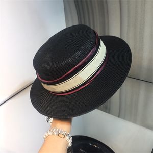 Persoonlijkheid geweven hoeden casual mannen vrouwen brede rand zomer vizier 3 kleuren topkwaliteit caps