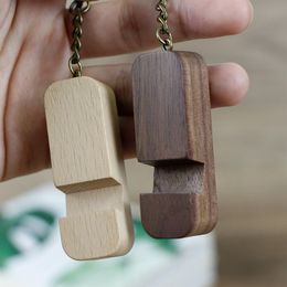 Porte-clés porte-bois personnalisé 2 en 1, artisanat en bois fait à la main