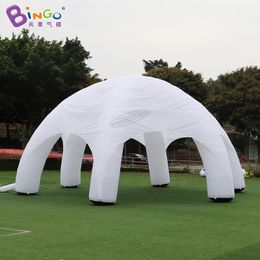 Dia de 10 m personalizada (33 pies) con dosel blanco inflable / toldo inflable gigante soplando juguetes deportes