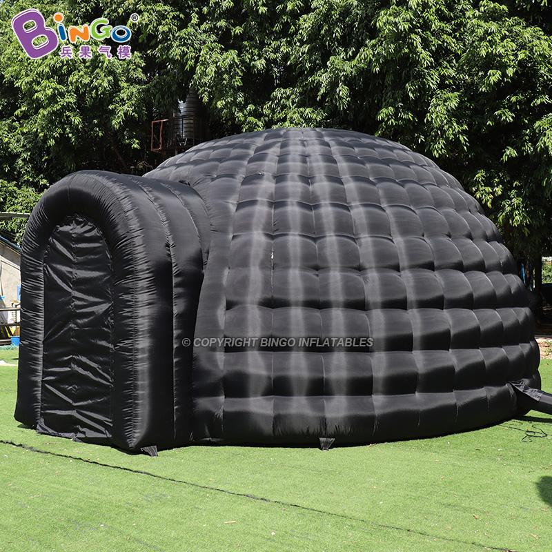 Personalized 10mLx10mWx5mH (33x33x16.5ft) inflatable igloo dome tent trade show tent blow up camping marquee for party event decoration toys sports
