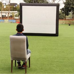 Gepersonaliseerde 3x2,5 meter opblaasbaar filmscherm / bioscoop / Blaadschermen Speelgoedsporten op