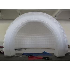 Personnalisé 6m 8m dia grande LED LED LED Éclairage éclairable tente gonflable Boule des tentes d'Igloo blanches pour les fêtes ou événements en plein air260i