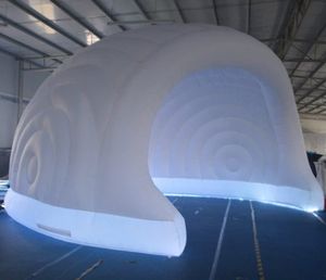 Personnalisé 8MWX5MLX4MH (26x16x13ft) Tente de dôme gonflable avec éclairage LED pour l'événement / demi-cercle gonflé Igloo Cover