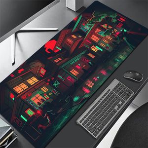 Gepersonaliseerde Art Gaming Mouse Pad Gamer Grote tapis de souris anime Rubber Locking Edge Big Computer Mousepad Laptop Desk Mat