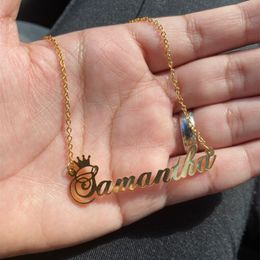 Gepersonaliseerde kroonnaam ketting