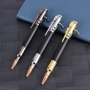 Diseño personalizado, clásico, Vintage, pesado, calibre 30, pluma de pistola de cazador, giro, Clip de escopeta personalizado, cerrojo de acción, pluma de latón