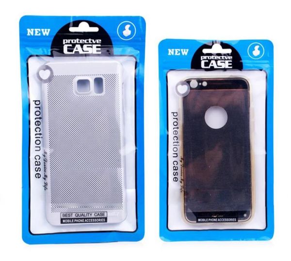 Emballage personnalisé à fermeture éclair en PVC pour iPhone 7 7 Plus, étui de téléphone portable avec logo, emballage personnalisé pour Samsung No8 case1205833