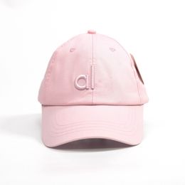 Gepersonaliseerde modeontwerper Al Yoga Hats Cap voor mannen en dames grote shows kleine gezicht veelzijdige honkbal buitentrend zonnebrandhoed owhs