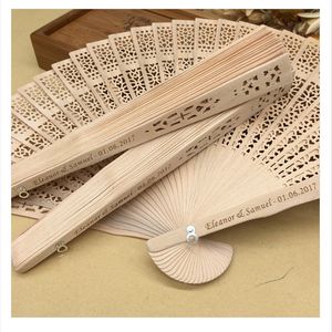 Gepersonaliseerde vouwpapierfans op maat gemaakte bruiloft gasten geschenken Verjaardagsfeestjes Baby Doop Country Home Decoratie