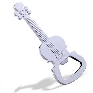 Guitar Guitar Shape Bott Bottle Ouvre-bouteilles en alliage zinc Bouteilles en métal ouvre-petits faveurs de mariage pour les gadgets de cuisine Inventaire en gros