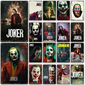 Gepersonaliseerde Joker Movie Poster Emaille Bord Vintage Cinema Art Decor Clown Film Metalen Plaat Borden Retro Film Poster Man Cave Home Decor Plaque 20cmx30cm W01