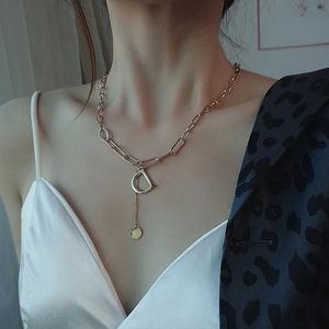 Collier personnalisé avec lettre D pour femmes, bijoux de déclaration, pendentif couleur argent, cadeau de fête, 2021