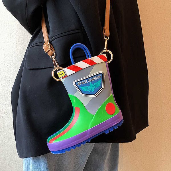 Niche personnalisée conception sacs sacs femmes mode enfants chaussures de pluie sac de téléphone portable chaussures de mode bandoulière bags0802