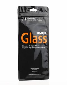 Sacs en plastique personnalisés pour iPhone 8 8Plus x Sacs d'emballage de protecteur en verre trempé 7352505
