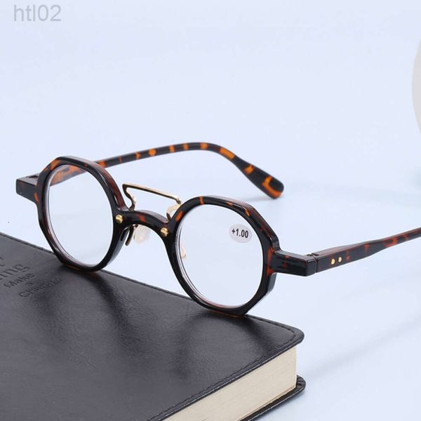 Hbp Personnalisé Petit Cadre Circulaire Jambes À Ressort De Haute Qualité Lunettes De Lecture Haute Définition Pour Hommes Personnes Âgées Lunettes Pour Femmes À La Mode