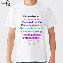 Gepersonaliseerde T-shirts met gepersonaliseerde tekst of afbeelding opdruk DIY PREMIUM 180 gsm katoen Maat XS tot 5XL Lanmaocat 76000 Wit 220609