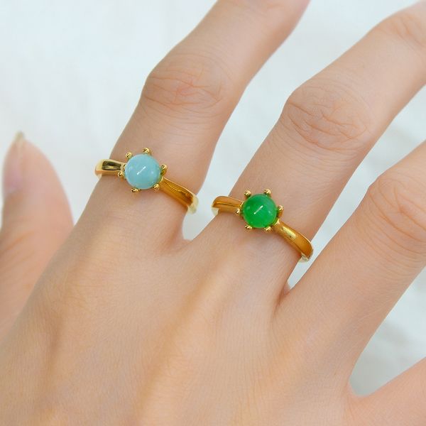 Anillo de moda personalizado Nuevo anillo de dedo índice de circón de acero de titanio chino vintage para el mejor amigo de las mujeres Anillo nuevo simple y único