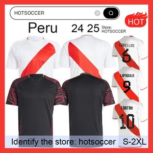 Peru 2024 Copa America Voetbalshirts Thuis Wit Uit Peruana 24 25 Voetbalshirt 2025 Nationaal Team PINEAU CUEVAS SOLANO PIZARRO ABRAM AQUINO GUERRERO CUBILLAS