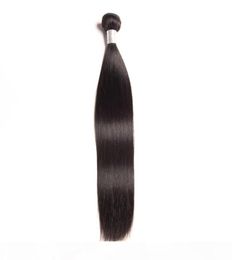 Extensions de cheveux humains péruviens raies cheveux vierges poils entiers tissés de couleur naturelle 95100g pièce soyeuse silk un paquet9792468