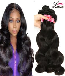 PERUVIAN Human Hair Wave Extension Pelo peruano Oda corporal 8a Olada de cabello peruano 3 Bundles Color Natural5073561