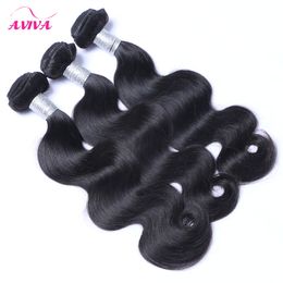 Braziliaanse Body Wave Virgin Menselijk Haar Weave Bundels Peruviaanse Maleisische Indiase Cambodjaanse Remy Menselijk Hair Extensions Natural Color Tangle Free