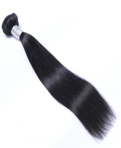 Peruvian Vierge Human Hair Straight Remy Hair Weaves Teset Double Wafts 100 Gbundle 1Bundlelot peut être teint blanchi8820015