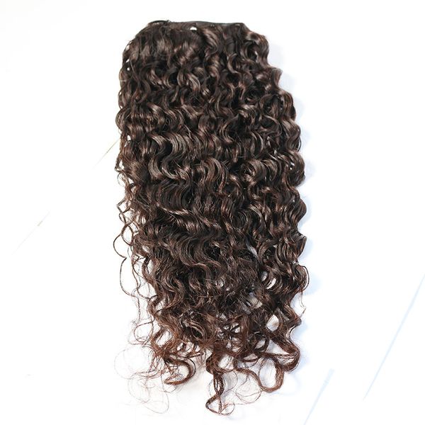 I più popolari fasci di capelli umani non trattati con onda d'acqua vergine 3 con chiusura per capelli brasiliani di alta qualità per capelli di bellezza
