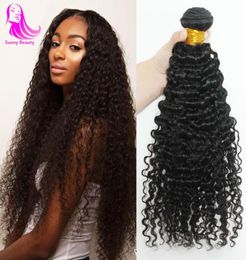 Pervian kinkys coiffure bouclée 4 Bundels Lot HEURS HUMAIN FEURS Machine d'extension humide et ondulée double têtes complètes 8712819