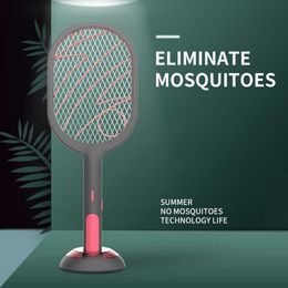 Ongediertebestrijding 14Led Mosquito Killer Lamp 2 Modi 1200MAH Elektrische bug Zapper USB Oplaadbare zomervlieg Swatter Trap Vliegen insect 0129