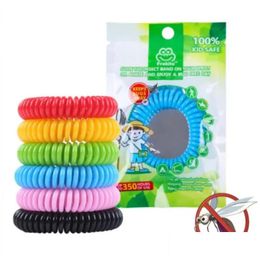 Ongediertebestrijding Anti-muggenarmband Bug Repel Polsband Insect Mozzie Houd insecten weg voor Adt Kinderen Mix kleuren Dhs Dro Dh9W3