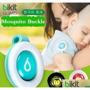 Bouton antimoustique antiparasitaire Clip anti-moustique de dessin animé mignon Adts Enfants Boucle non toxique d'été Ga297 Drop Delivery Home Gard Dh6M2