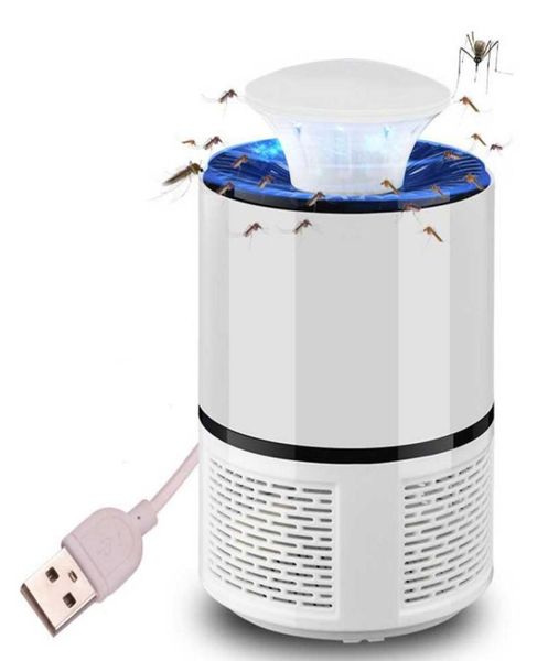 Lutte antiparasitaire Électrique anti Moustique Tueur Lampe piège à moustiques LED antiparasitaire répulsif Bug Insectifuge Zapper Lumière 5W4092551