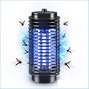 Pest Control Electronics Mosquito Killer Electric Bug Zapper Lamp Anti Repeller Eu Us Plug Electronic Trap 110V 220V Drop Delivery H Dhosq